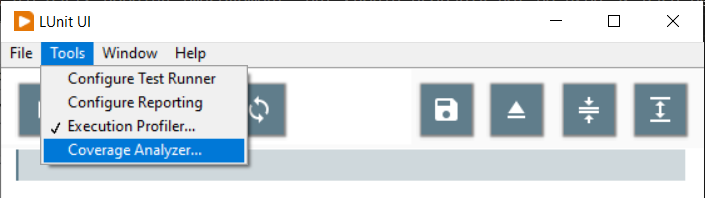 Tools Menu